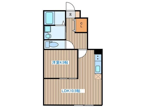 ３１０ベルクの物件間取画像